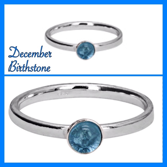 Sterling Silver Birthstone Ring - Picture 4 of 4