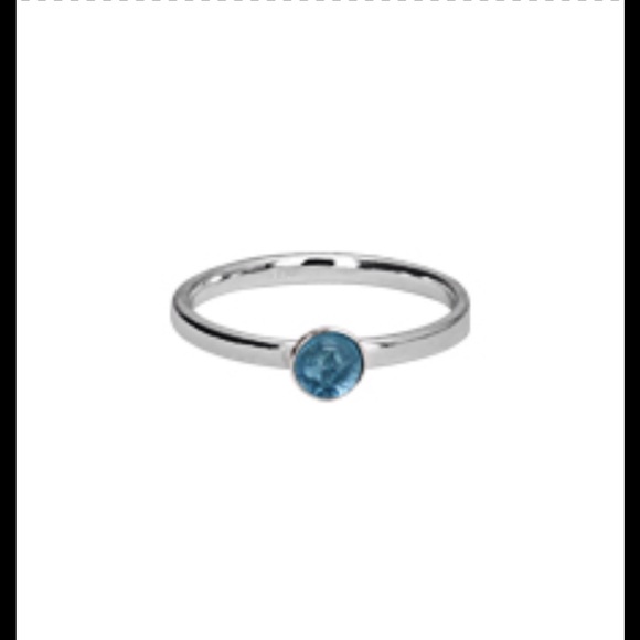 Sterling Silver Birthstone Ring - Picture 2 of 4