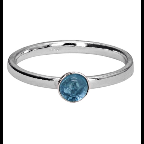 Sterling Silver Birthstone Ring - Picture 3 of 4