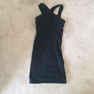 TOBI criss-cross bodycon dress