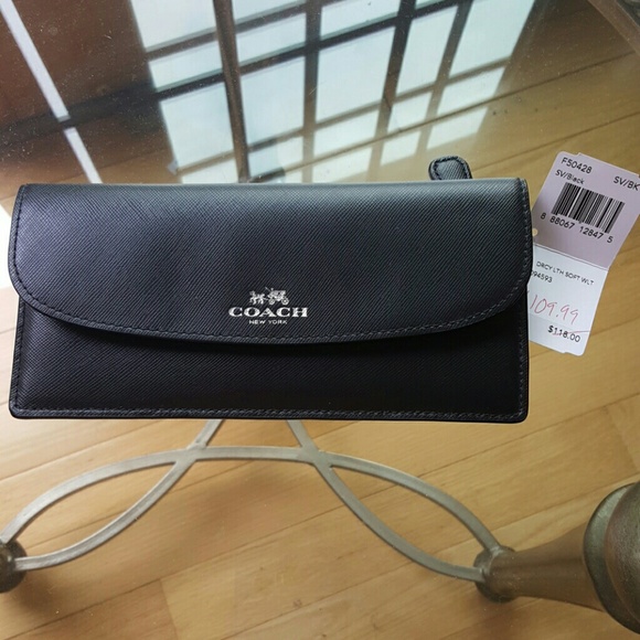 Hold:  Flash sale 1 hour Coach wallet black NWT