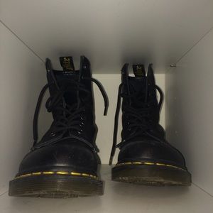 authentic black leather dr. martens