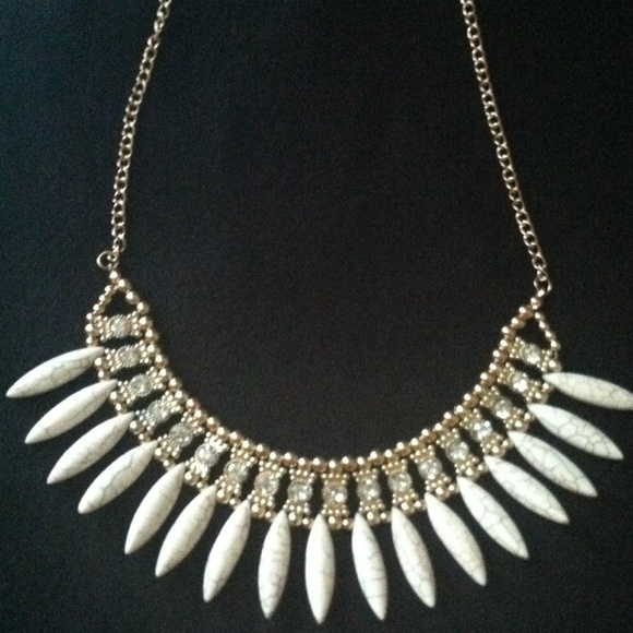 Jewelry - Gold Tibetan Statement Necklace!