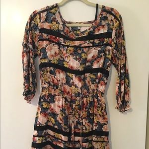 Anthropologie Floral Dress