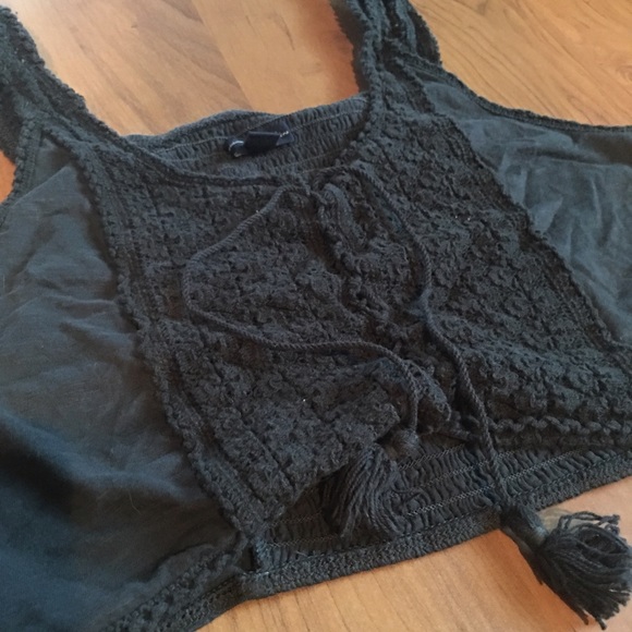 American eagle crop tank top