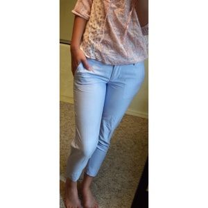 Blue J. Crew work capris