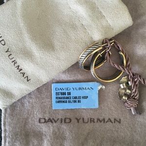 David Yurman Renaissance Cabled Hoop earrings