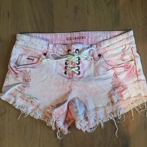 Billabong lace up shorts