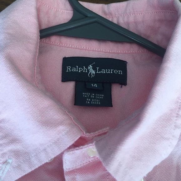 Pink button up shirt - Picture 3 of 3