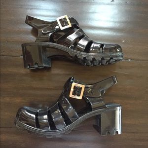 Black Jelly Shoes