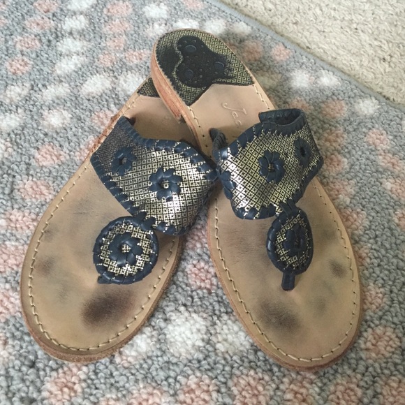 Navy and Gold Jack Rogers