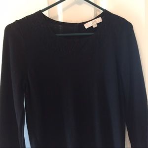 Black 3/4 Sleeve Sweater from LOFT - Size M