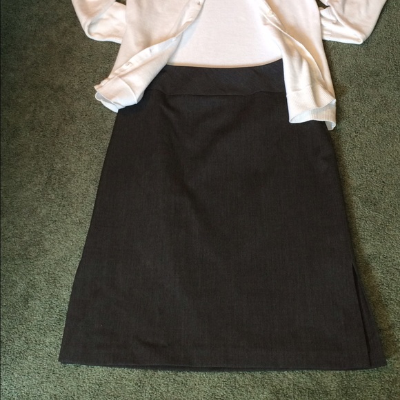 Charcoal Gray Banana Republic Skirt