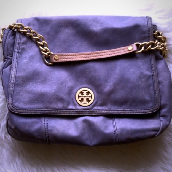 HP🎉 Tory Burch Lavender Flap Bag