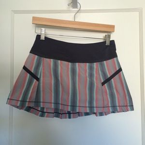 Lululemon running shorts with skirt coverup