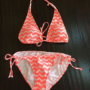 Pink Chevron Bikini