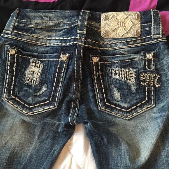 Miss Me jeans size 24 skinny - Picture 3 of 4