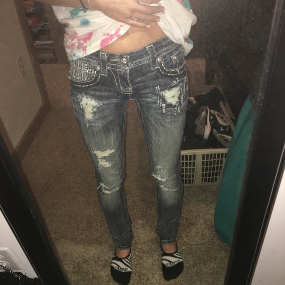 Miss Me jeans size 24 skinny - Picture 2 of 4