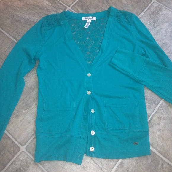 Lace Backed Cardigan