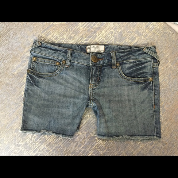 Free People Jean Shorts