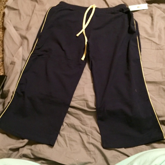 NWT athletic pants size L dark blue - Picture 1 of 4