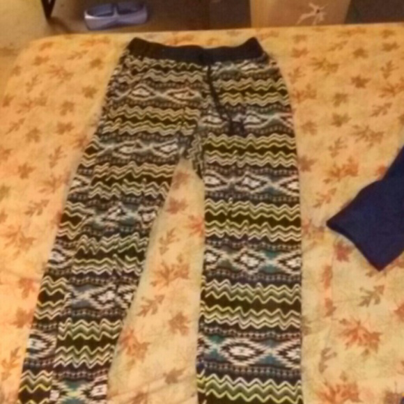 Printed joggers