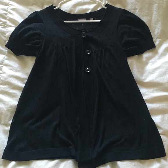 Adorable halogen short sleeve cardigan