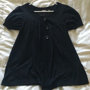 Adorable halogen short sleeve cardigan