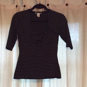 WHBM Striped Top