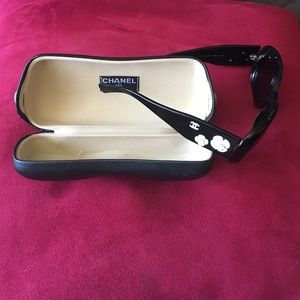 Chanel camellia sunglasses