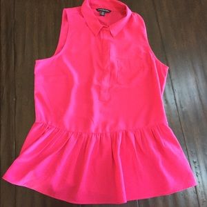 Hot pink tank top