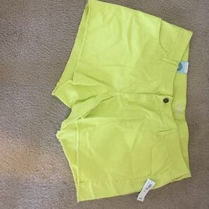 Lime shorts