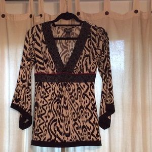 Patterned Sleep Top