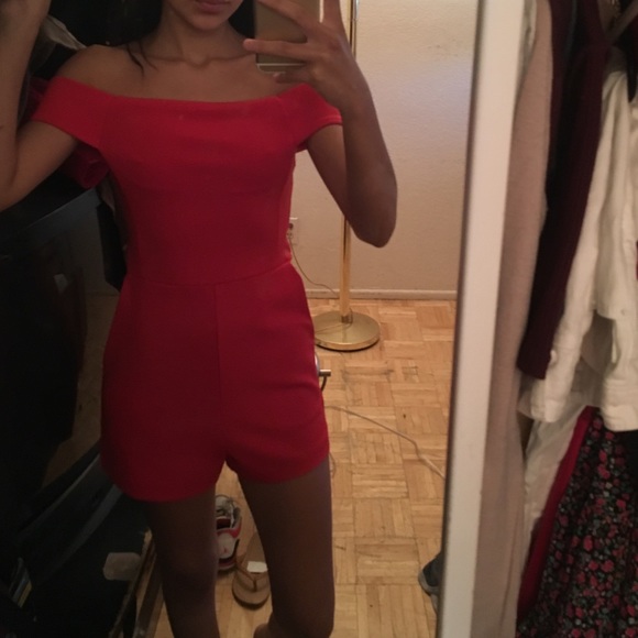 Red romper - Picture 2 of 3