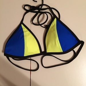 VS Pink Triangle Bikini Top