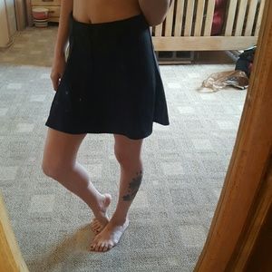 Vera Wang black, high waisted, pleaded skirt