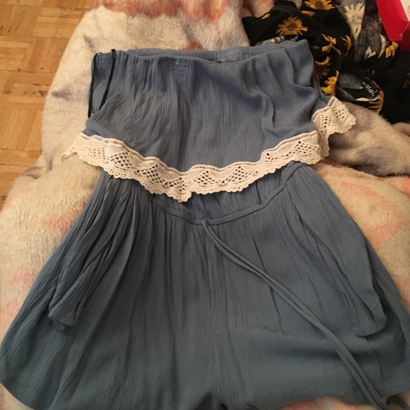 Blue romper
