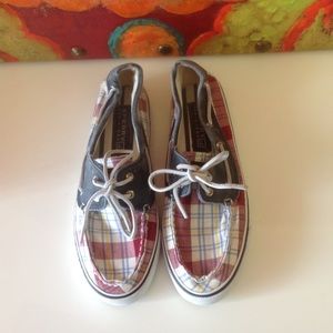 Sperry Red, White, and Blue Deck Shoes
