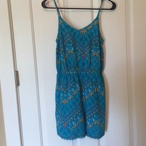 Turquoise Romper - Size M