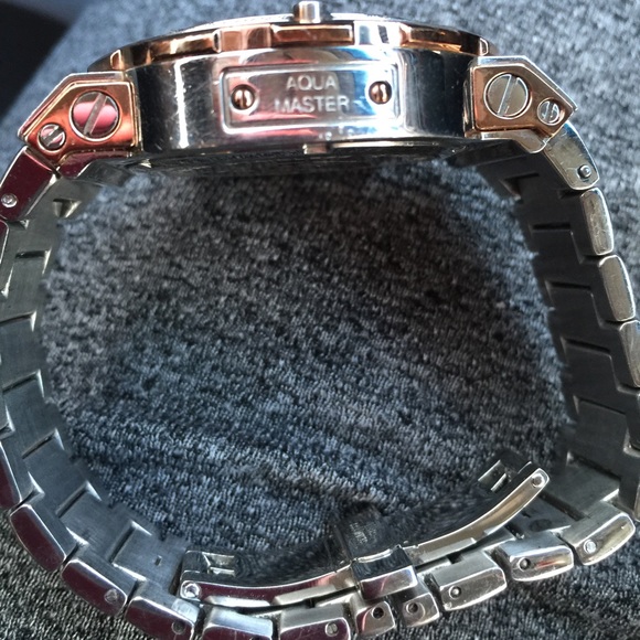 Aqua Master Two-Tone Diamond Chronograph Watch - Picture 4 of 4