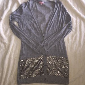 Adorable Sequin Cardigan!