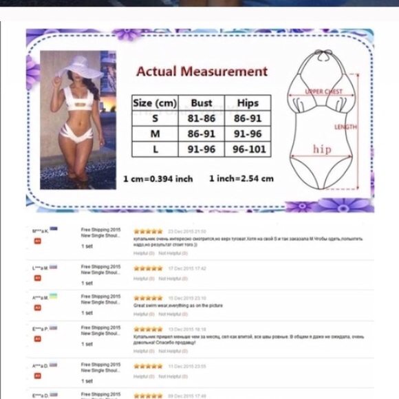 New Strappy Women Push Up Bikini Set White - Picture 4 of 7