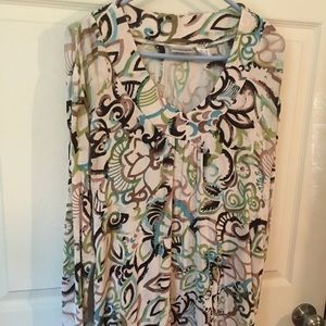 Chico's blouse, size 2 (plus)