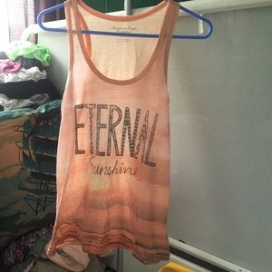 American eagle sunset racerback