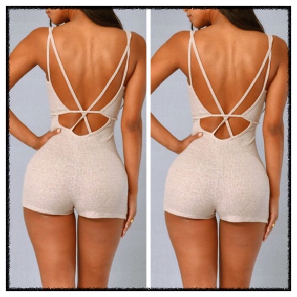🔥HOSTPICK!🔥Cute Summer Nude Relaxed Romper