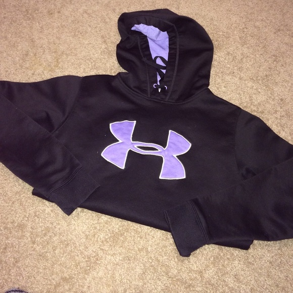 Purple/ Black Under Armour Hoodie