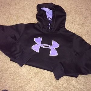 Purple/ Black Under Armour Hoodie