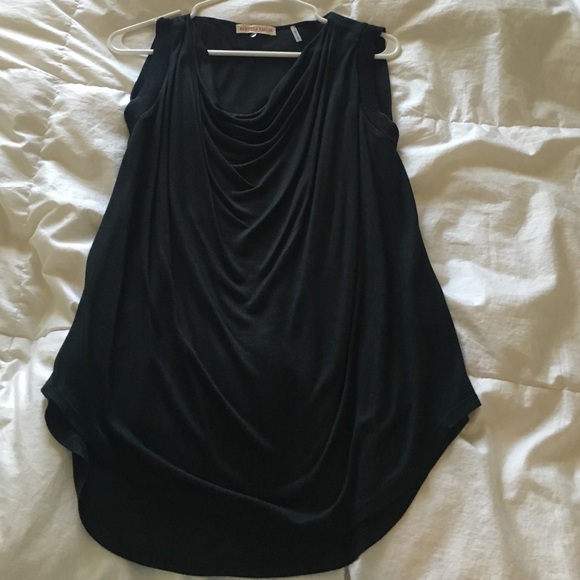 Rebecca Taylor sleeveless blouse size S black