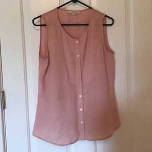 LOFT Light Pink Top - Size M