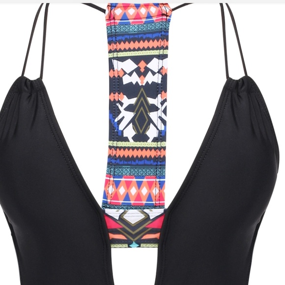 Black Monokini Swimsuit - S - Picture 3 of 3